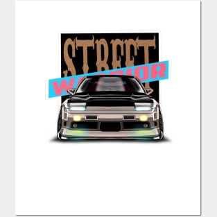 nissan s13 240sx bronze Posters and Art